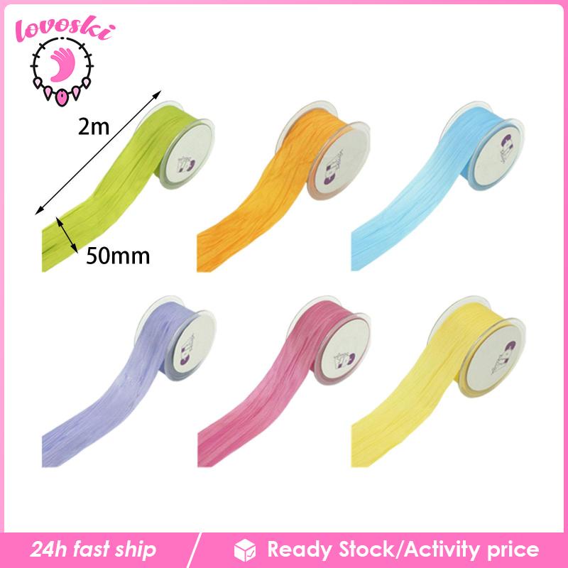 [Lovoski] 6 Cuộn Ruy Băng Nhăn Làm Nơ Cho Ngày Valentines