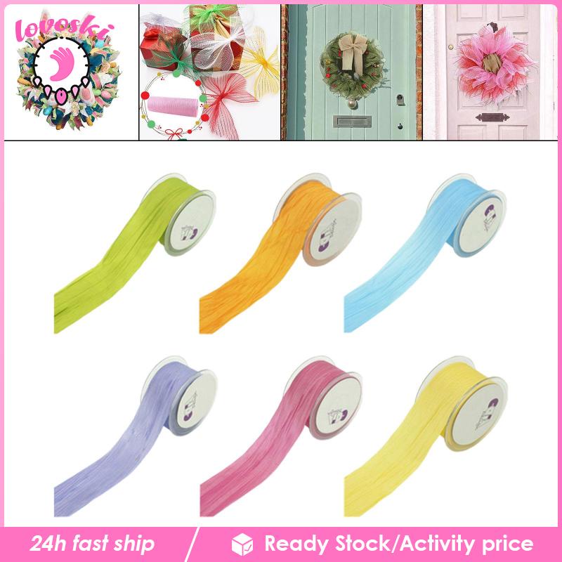 [Lovoski] 6 Cuộn Ruy Băng Nhăn Làm Nơ Cho Ngày Valentines