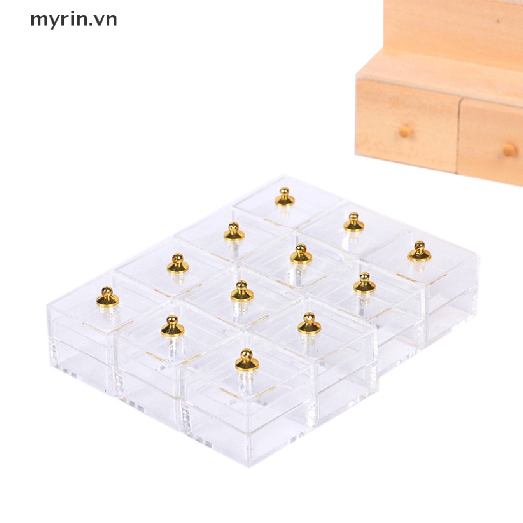 1 Set Mô Hình Tủ Trưng Bày Kẹo / Rau Củ Trang Trí Nhà Búp Bê 1: 12