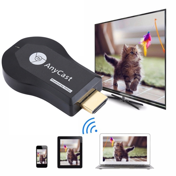 Thiết Bị Nhận Tín Hiệu WiFi AnyCast M4 Plus DLNA 1080P HDMI TV Stick Cho iPhone, Samsung, Các Thiết Bị Android