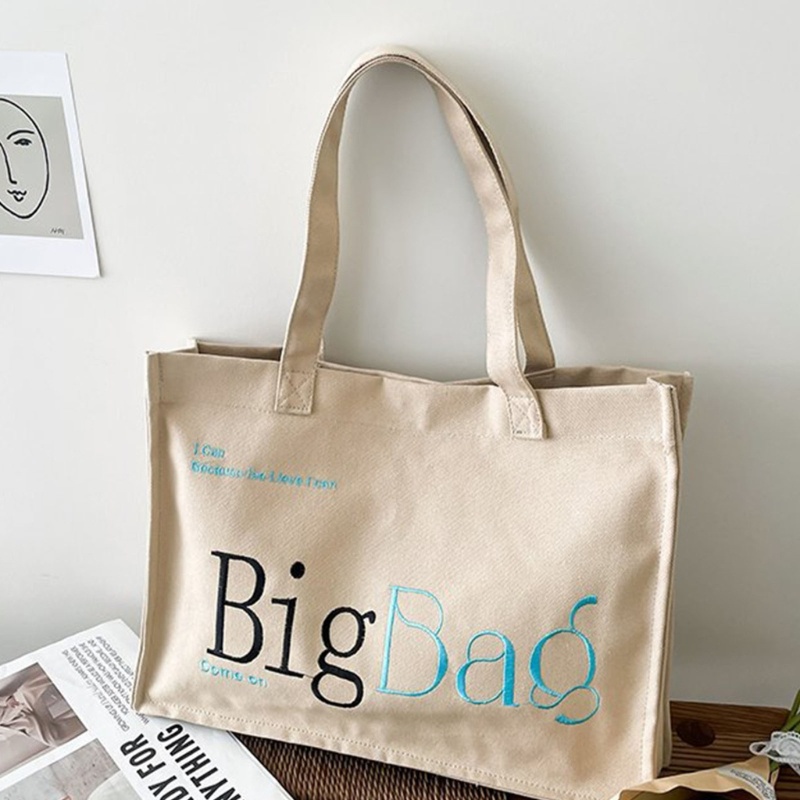 Túi Xách Canvas Tái Sử Dụng Nhiều Lần Cho Nữ