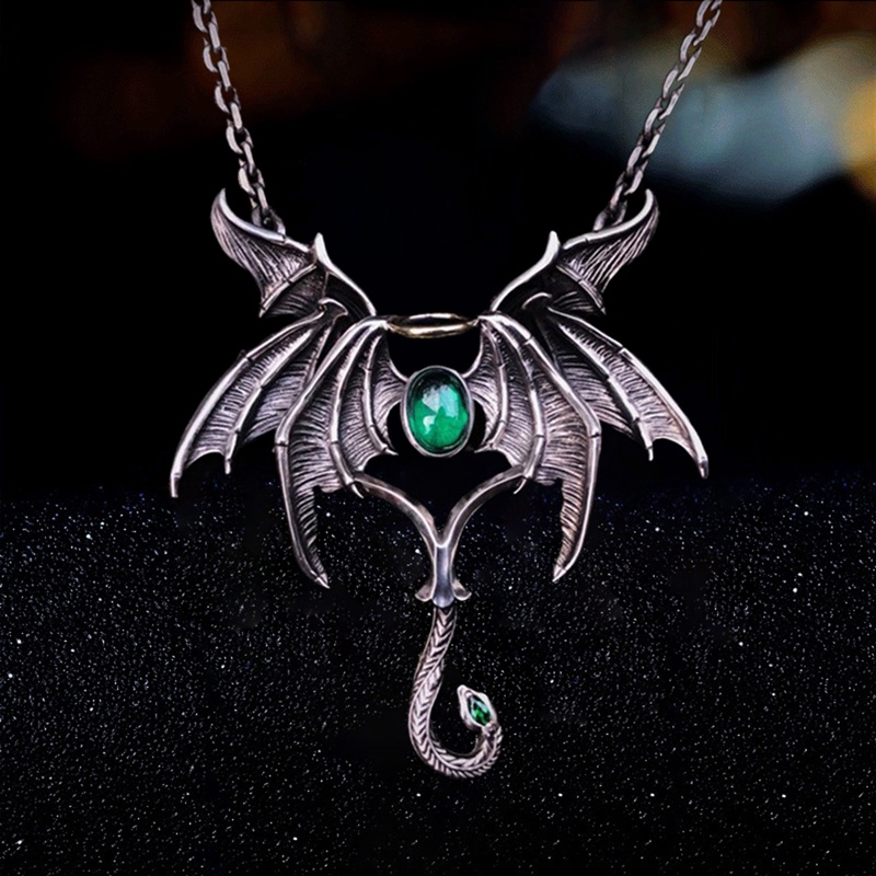 Vòng cổ Hợp Kim Hình Dơi Đính Đá Độc Đáo