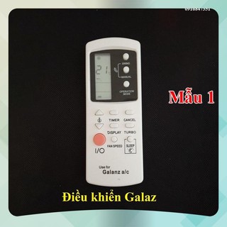 Remote máy lạnh GALANZ, điều khiển điều hòa galan Chuẩn