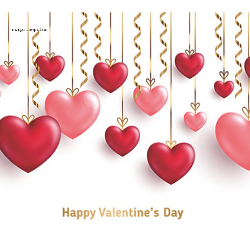 Sticker Dán Tường Tự Dính Bằng PVC Họa Tiết Trái Tim Dễ Thương Bắt Mắt