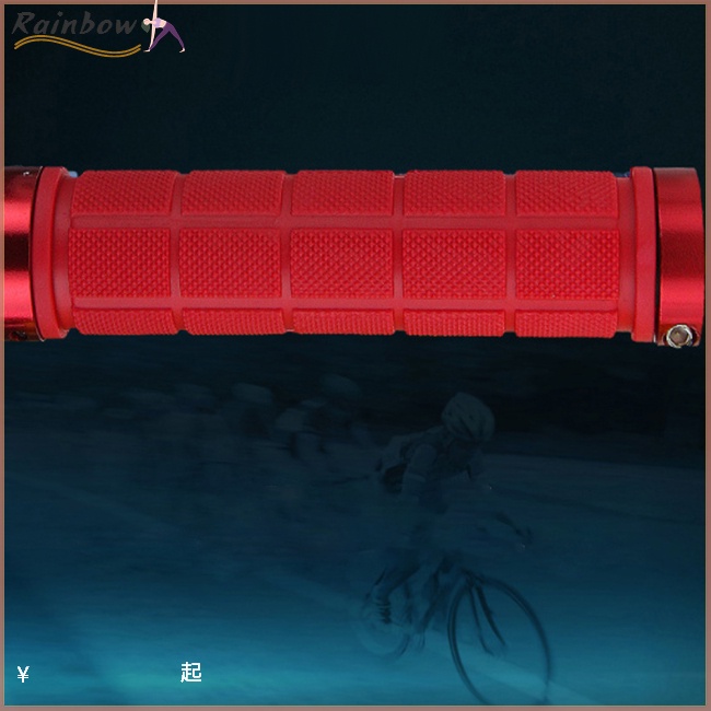 1 Cặp Vỏ Bọc Tay Lái Xe Đạp Leo Núi Bằng Cao Su Chống Trượt Thấm Hút Mồ Hôi