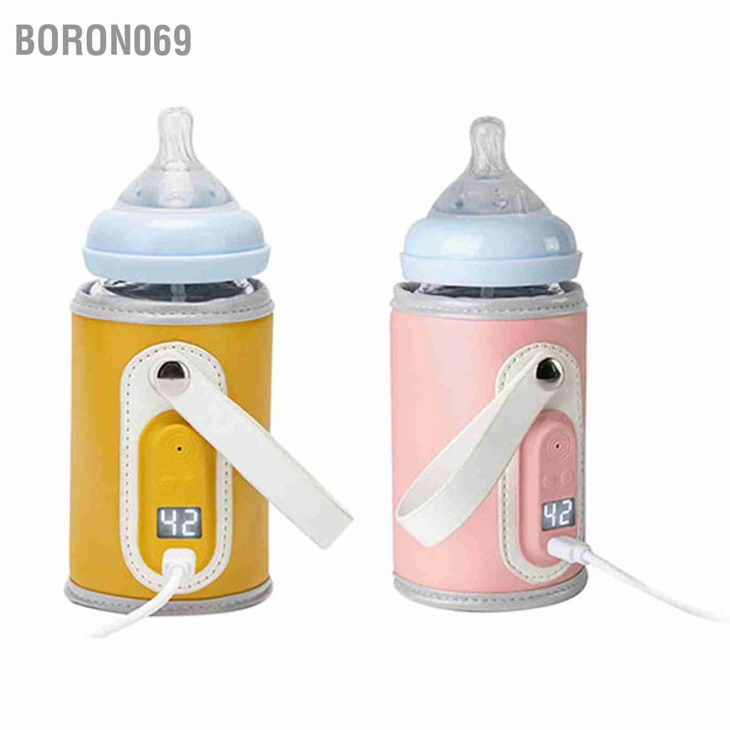 Boron069 USB Cho Bé Bình Sữa Thông Minh Hiển Thị Nhiệt Độ Không Đổi Đa Năng Ngoài Trời
