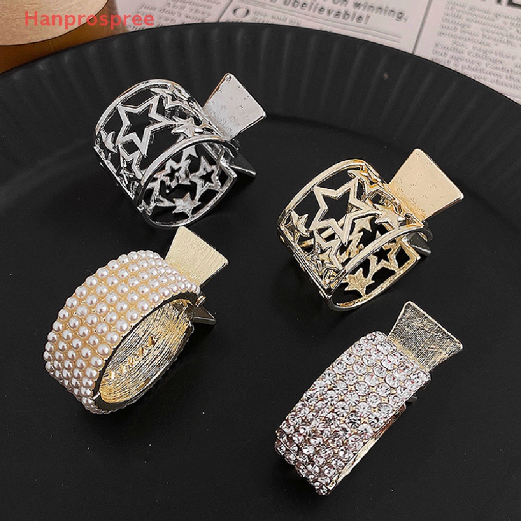 Kẹp Tóc Kim Loại Cố Định Tóc Đuôi Ngựa Cao Cấp Cho Nữ