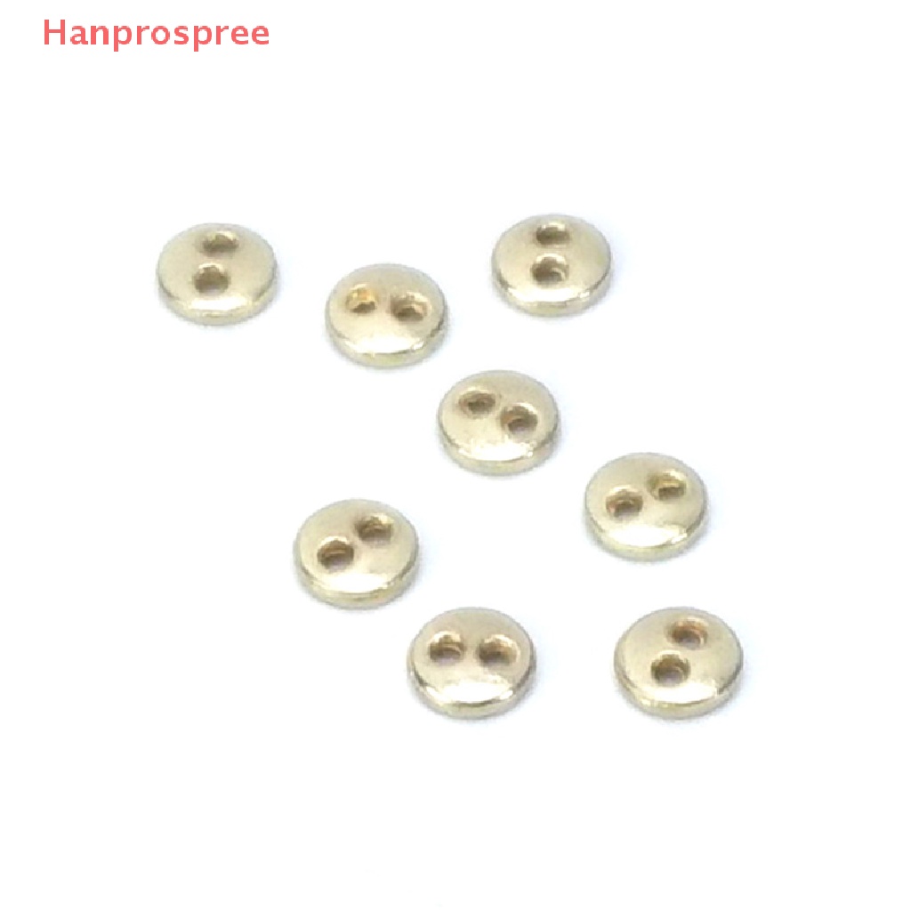 Set 10 Nút Tròn Hai Lỗ Mini DIY Dành Cho Búp Bê