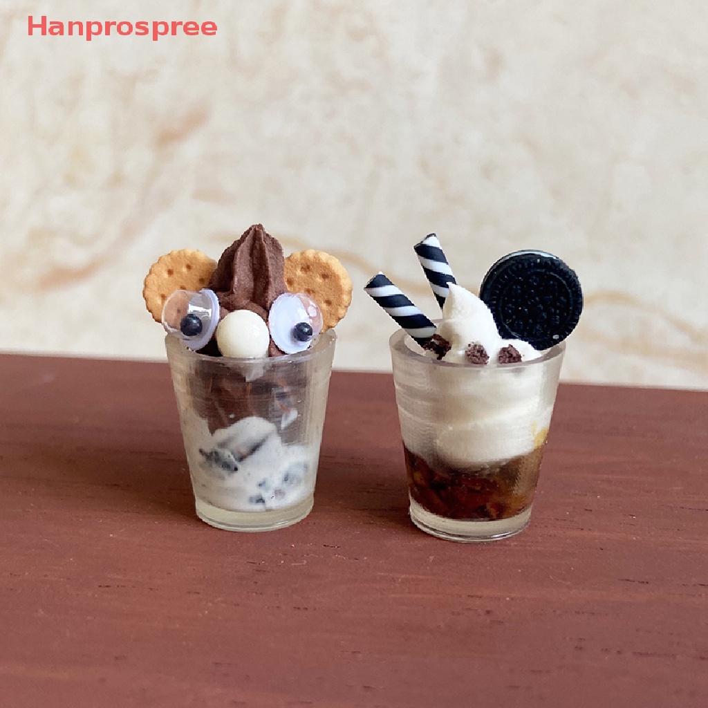 Bộ Ly Kem / Bánh Quy / Socola Trang Trí Nhà Búp Bê 1: 12 1: 6