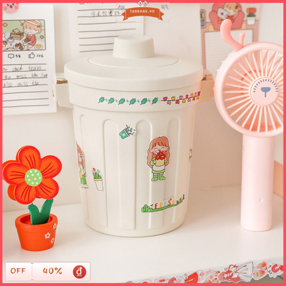 Thùng Rác Mini Để Bàn Thiết Kế Dễ Thương Tiện Dụng Cho Học Sinh