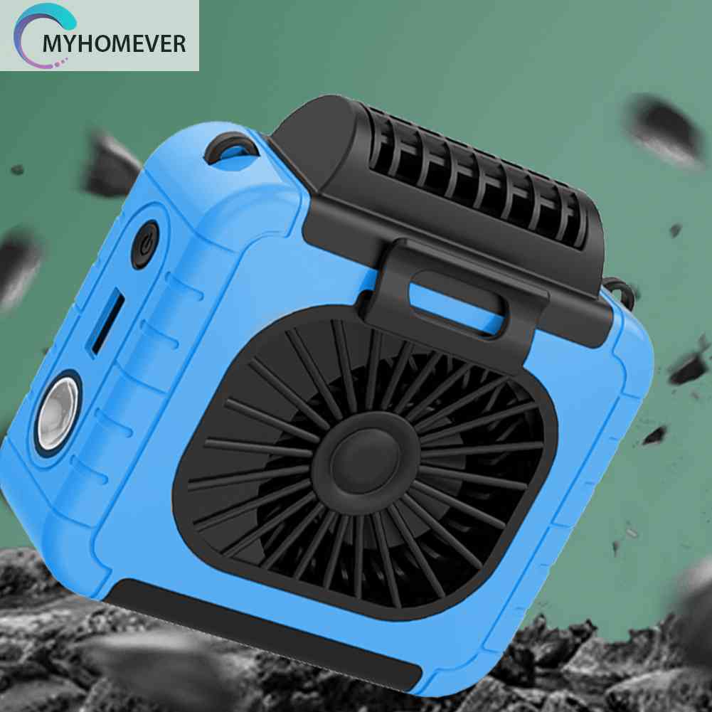 Quạt Mini Sạc USB Có Kẹp Gắn Thắt Lưng Tiện Dụng