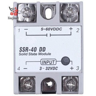 Rơ le bán dẫn đơn dc-dc ssr-40dd 40a dc3-32v dc5-60v