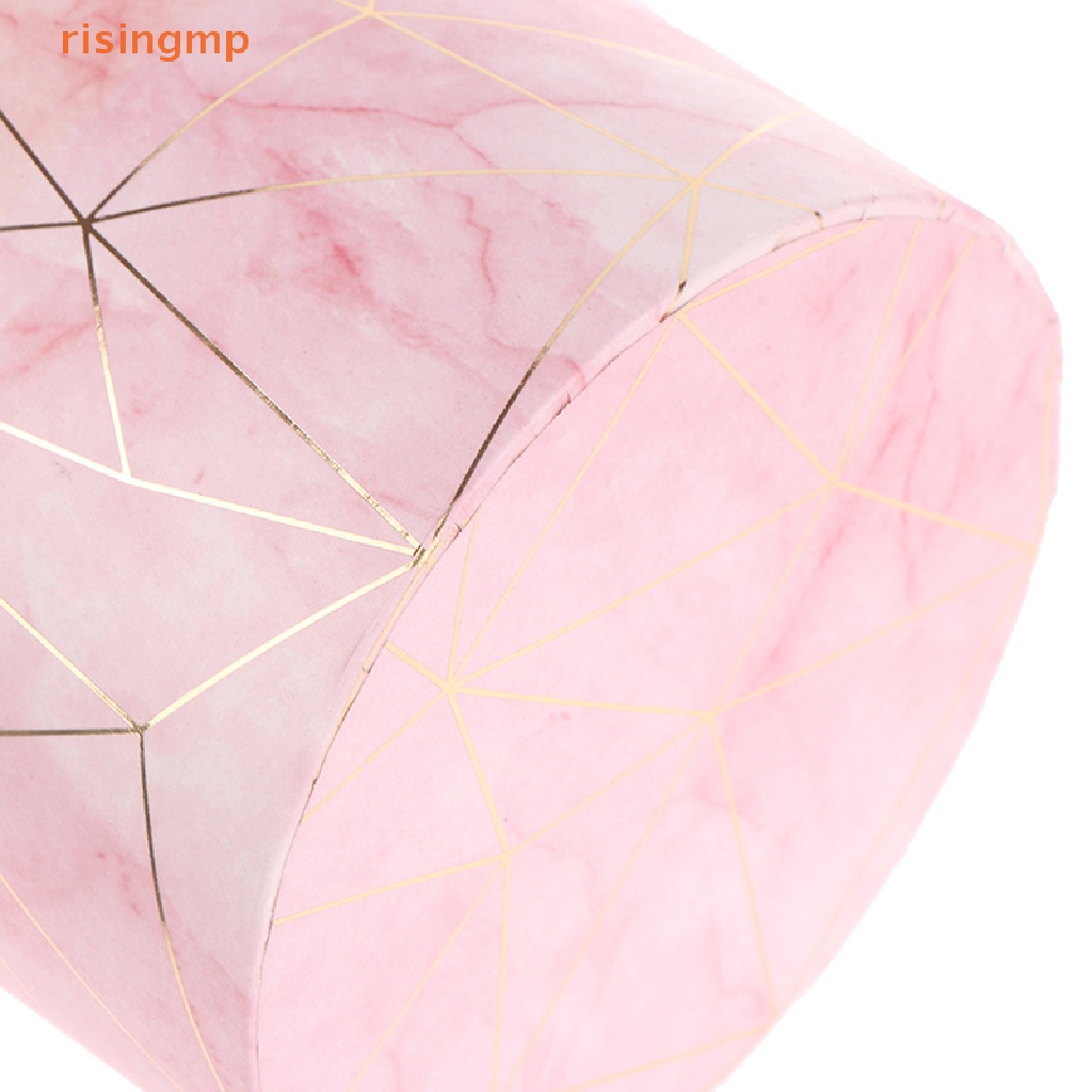 1 Hộp Giấy Tròn Mini Đựng Kẹo / Quà Tặng In Hoa Dễ Thương