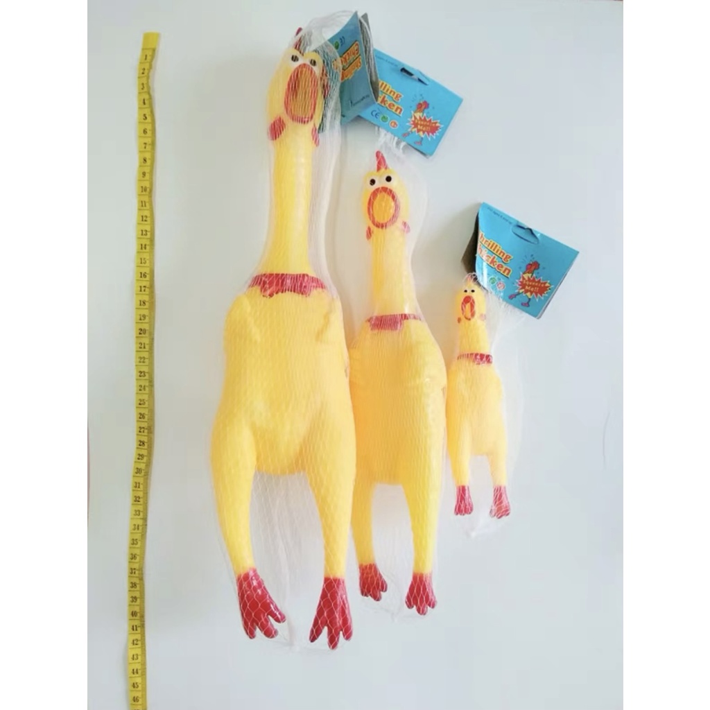 Gà bóp kêu la hét nhiều size Shrilling Chicken xả stress thú vị ngộ nghĩnh BIBI PARTY GBK