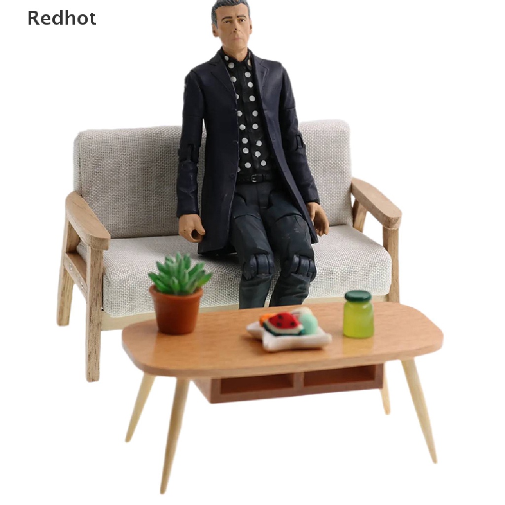 &lt; Redhot &gt; Mô Hình Bàn Cà Phê Trang Trí Nhà Búp Bê 1: 12