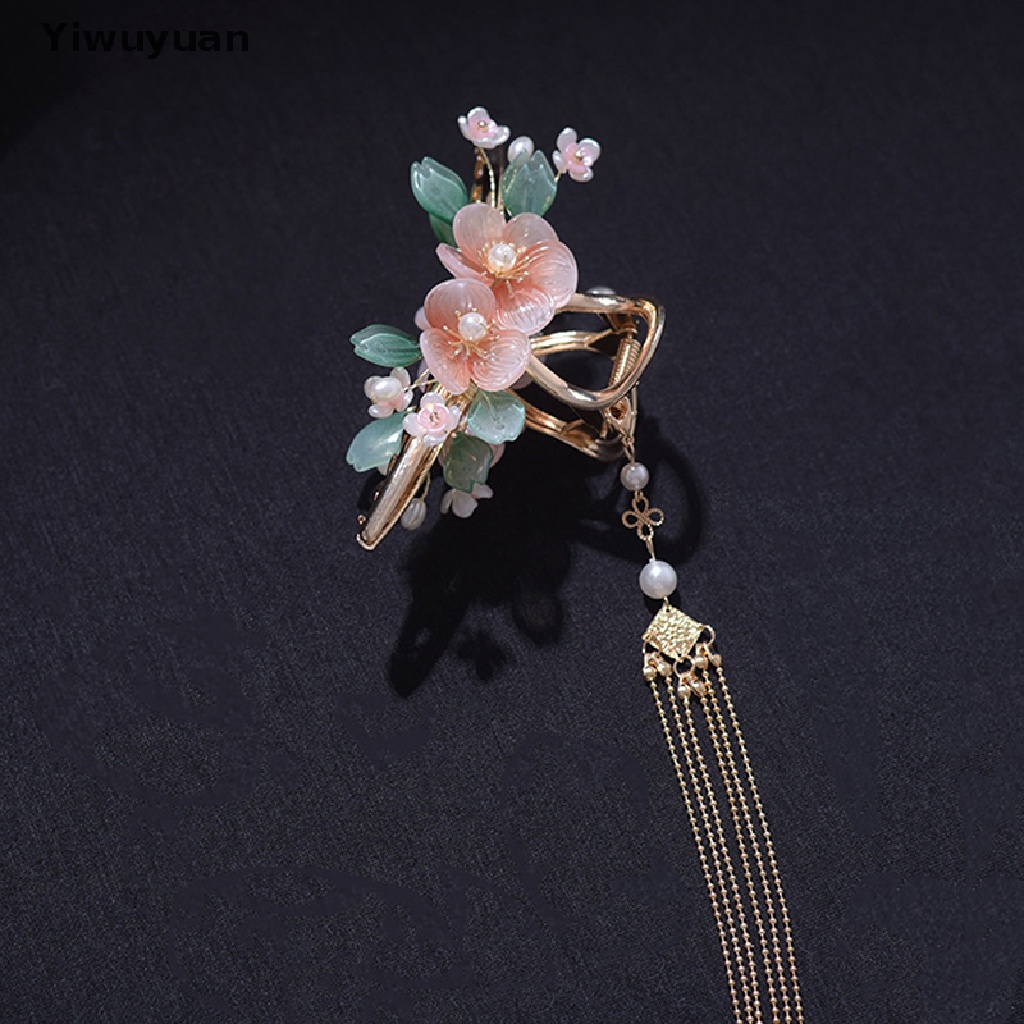 < Yiwuyuan > Kẹp Tóc Phối Tua Rua Phong Cách Trung Hoa