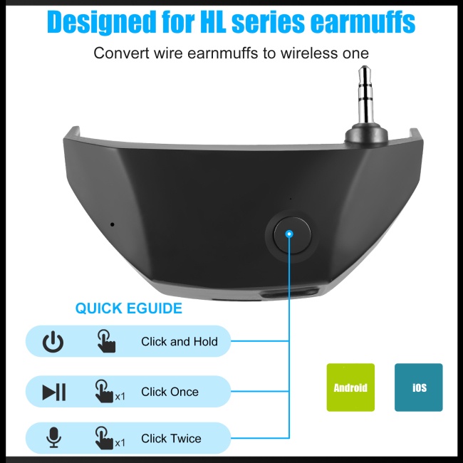 Bộ Chuyển Đổi Bluetooth Zevaret W1 Tương Thích Với Tai Nghe Không Dây Walker Series