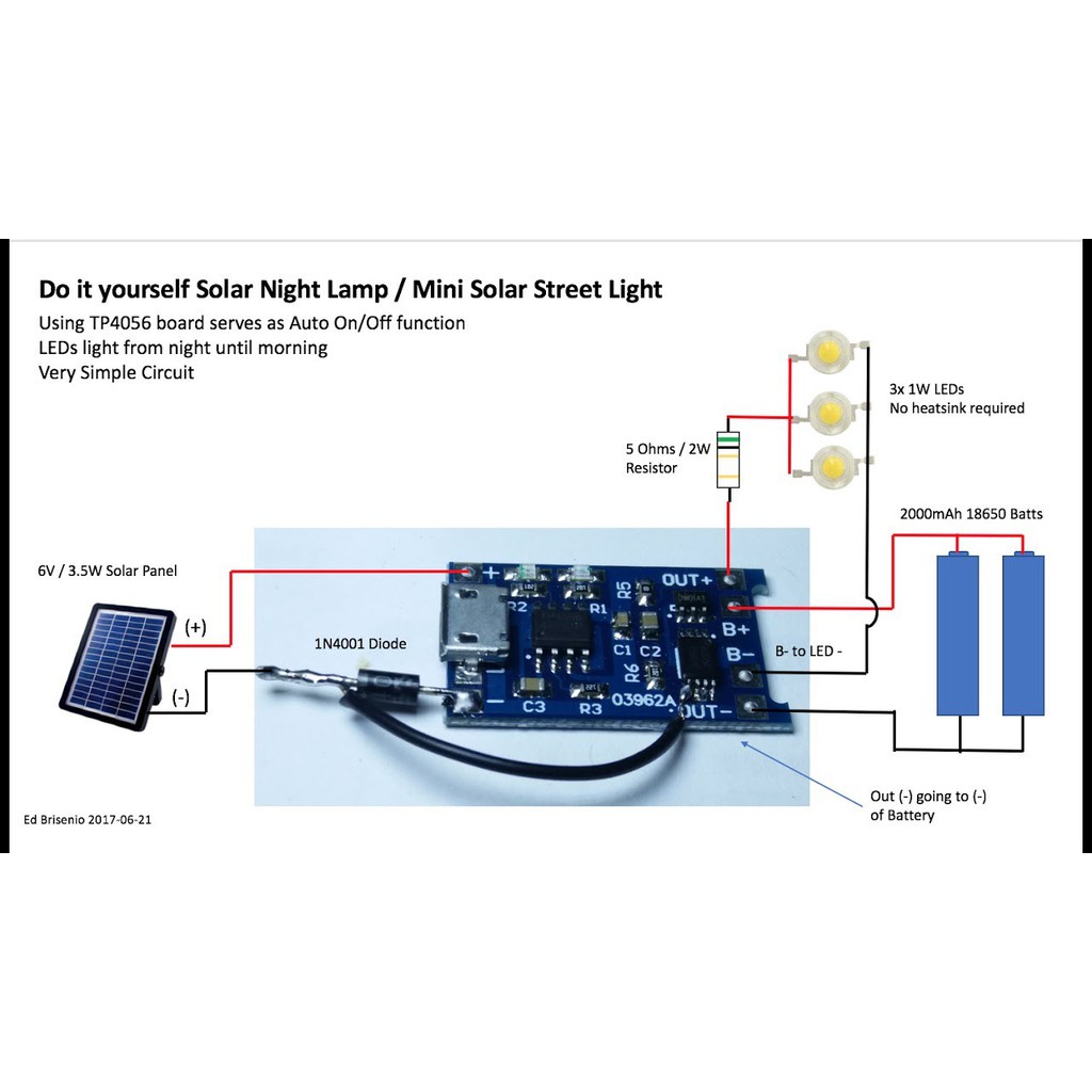 Mạch Sạc Pin Lithium - Li-ion - 18650 TP4056 in put 5V
