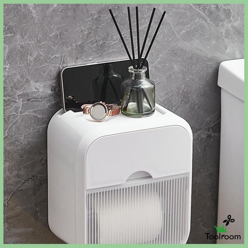 Giá Đỡ Cuộn Khăn Giấy Kèm Kệ Điện Thoại Không Cần Đục Lỗ Cho Phòng Khách / Bàn Ăn