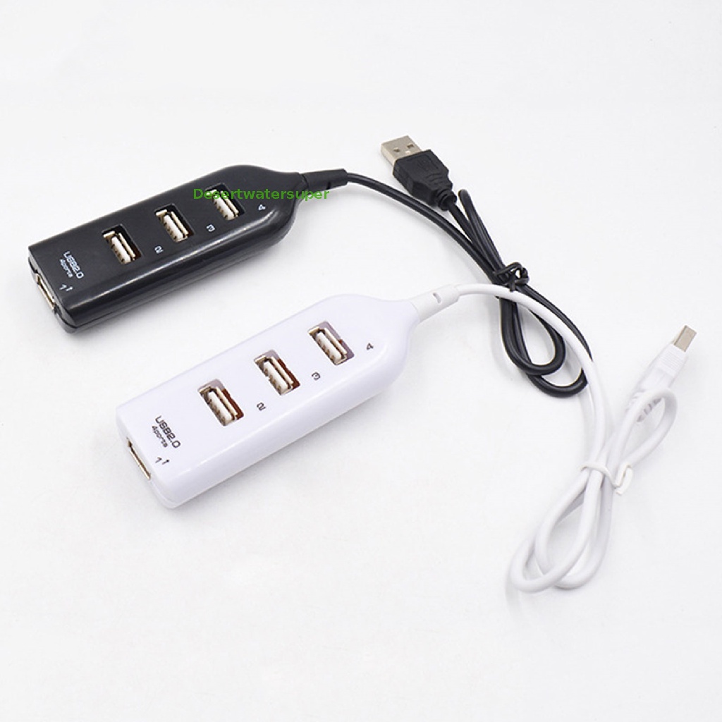 Bộ Chia 4 Cổng USB 2.0 Tốc Độ Cao Kèm Dây Cáp Cho Laptop