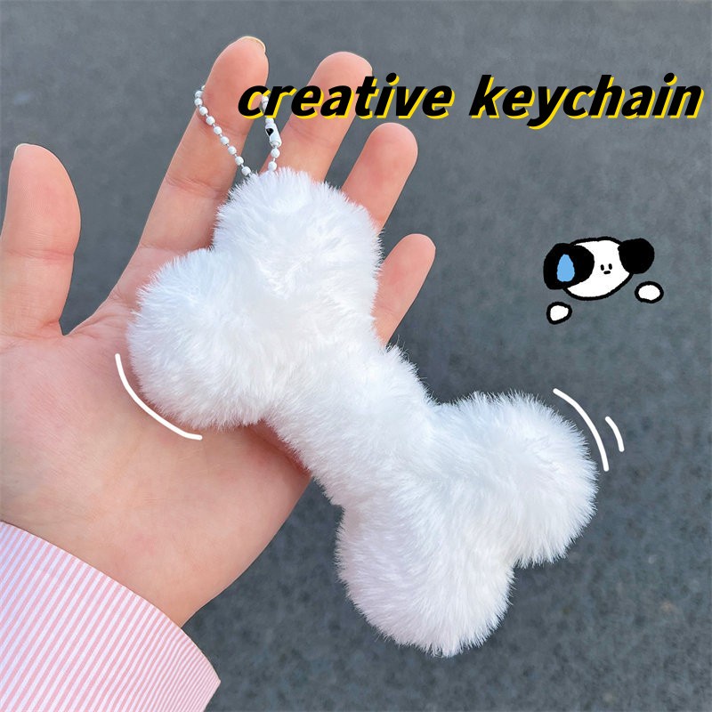 Móc Khóa Hình Cục Xương Chó YoYo Dễ Thương Sáng Tạo