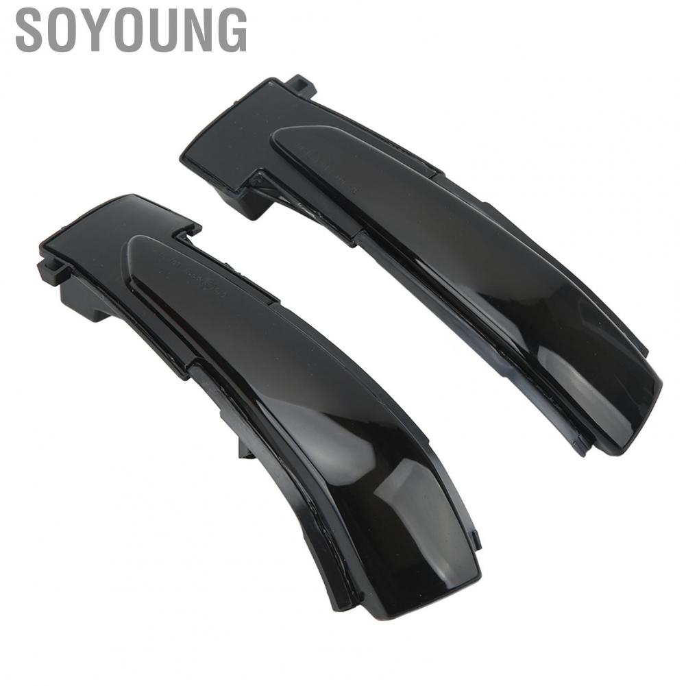 Soyoung 2Pcs Side Mirror Turn Signal Light  Dynamic Marker Replacement for Citroen C4 Picasso 2013‑2017
