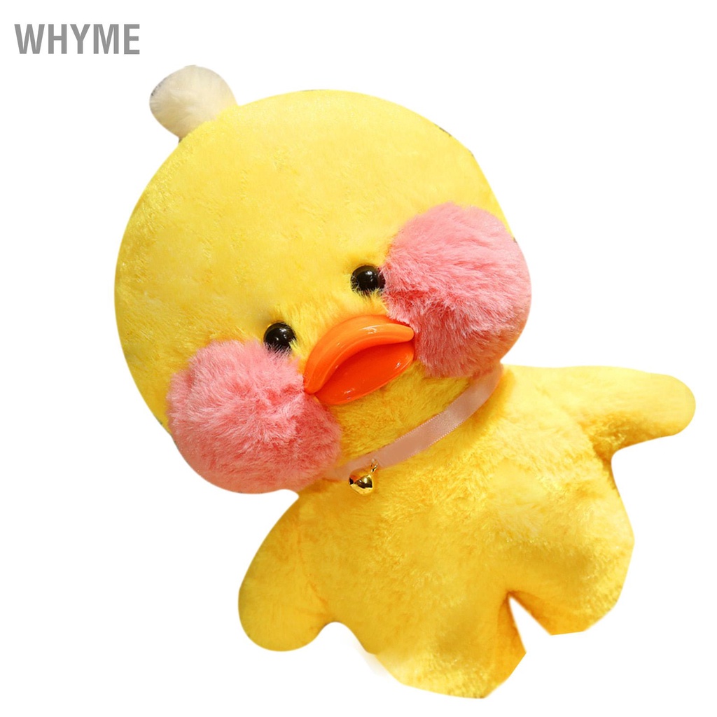 Đồ chơi nhồi bông Hình Vịt Bằng Cotton PP Mềm Mại Trang Trí Nhà Cửa WHYME