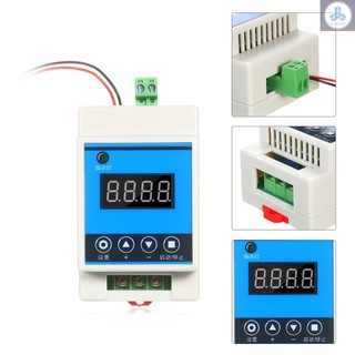 DC 7-27V Digital Delay Timer Control Switch Relay Module with Protective Shell & 0.01s-999min Timing Range for Smart Home Industrial Control