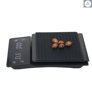 0.3g~3000g High Precision Digital Scale with Waterproof Surface Electronic Scale LED Display with Backlight Portable Kitchen Scale Baking Scale Coffee Scale