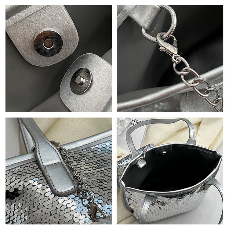 Set Túi Xách + Túi Đeo Vai + Ví Cỡ Lớn Phong Cách Hàn Quốc Thời Trang Mùa Hè 2023 Mới Cho Nữ A4