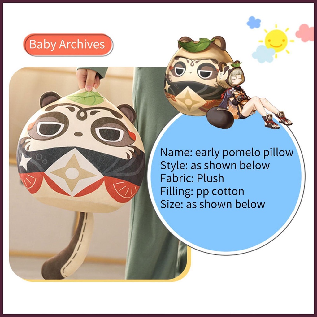 Thú Nhồi Bông Mềm Mại Hình Nhân Vật Anime Trang Trí Nhà Cửa