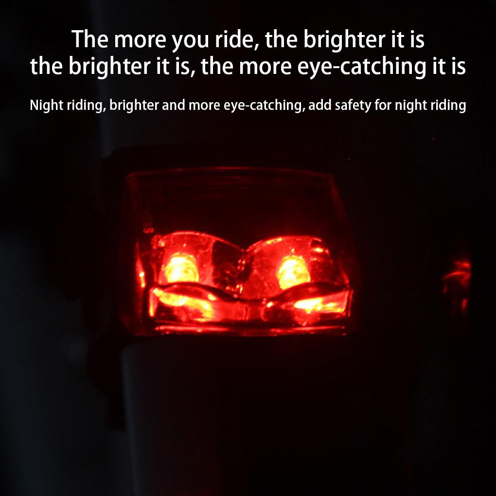 Đèn Cảnh Báo An Toàn Chống Thấm Nước Gắn Đuôi Xe Đạp