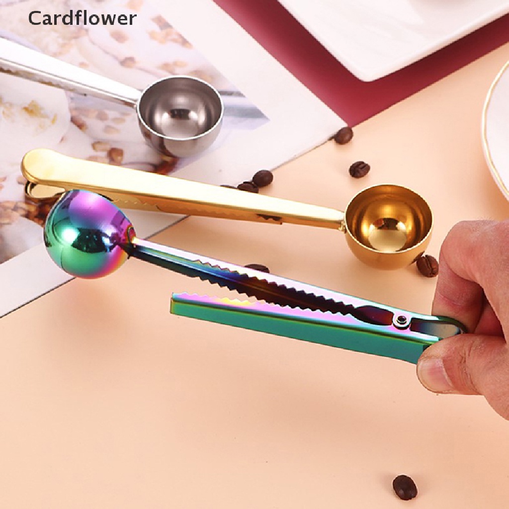 1 Muỗng Đong Cà Phê Bằng Thép Không Gỉ Có Kẹp Niêm Phong Túi Đựng