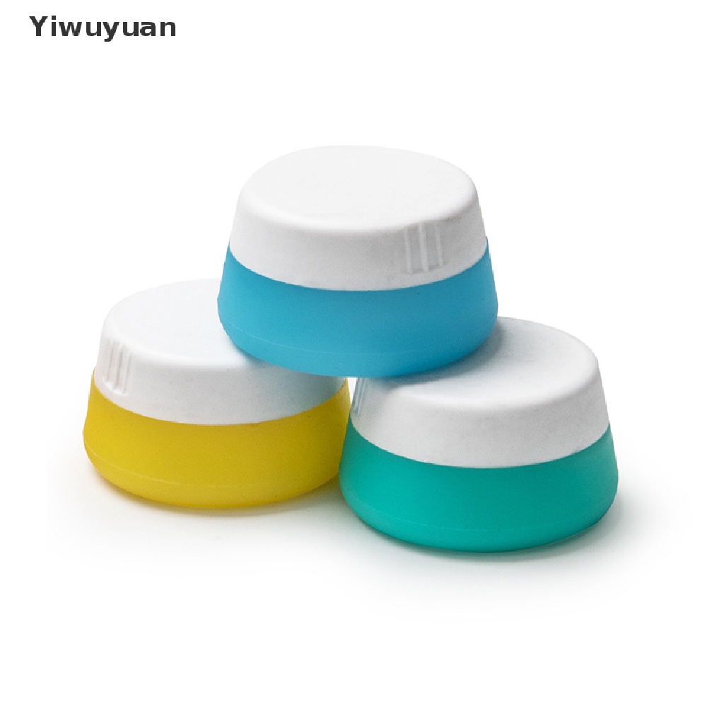 < Yiwuyuan > Hũ Silicone Rỗng 20ml Đựng Mỹ Phẩm Son Dưỡng Môi Mặt Đa Năng