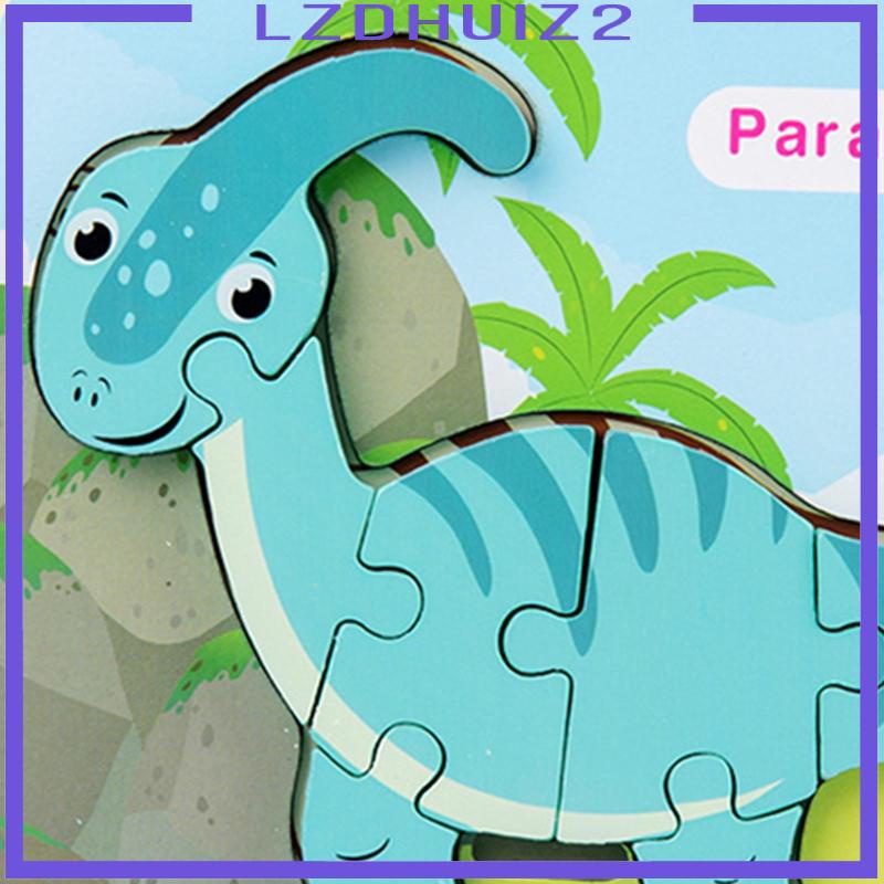 Đồ Chơi Khủng Long Bằng Gỗ Dành Cho Trẻ Em 1 2 3 Tuổi