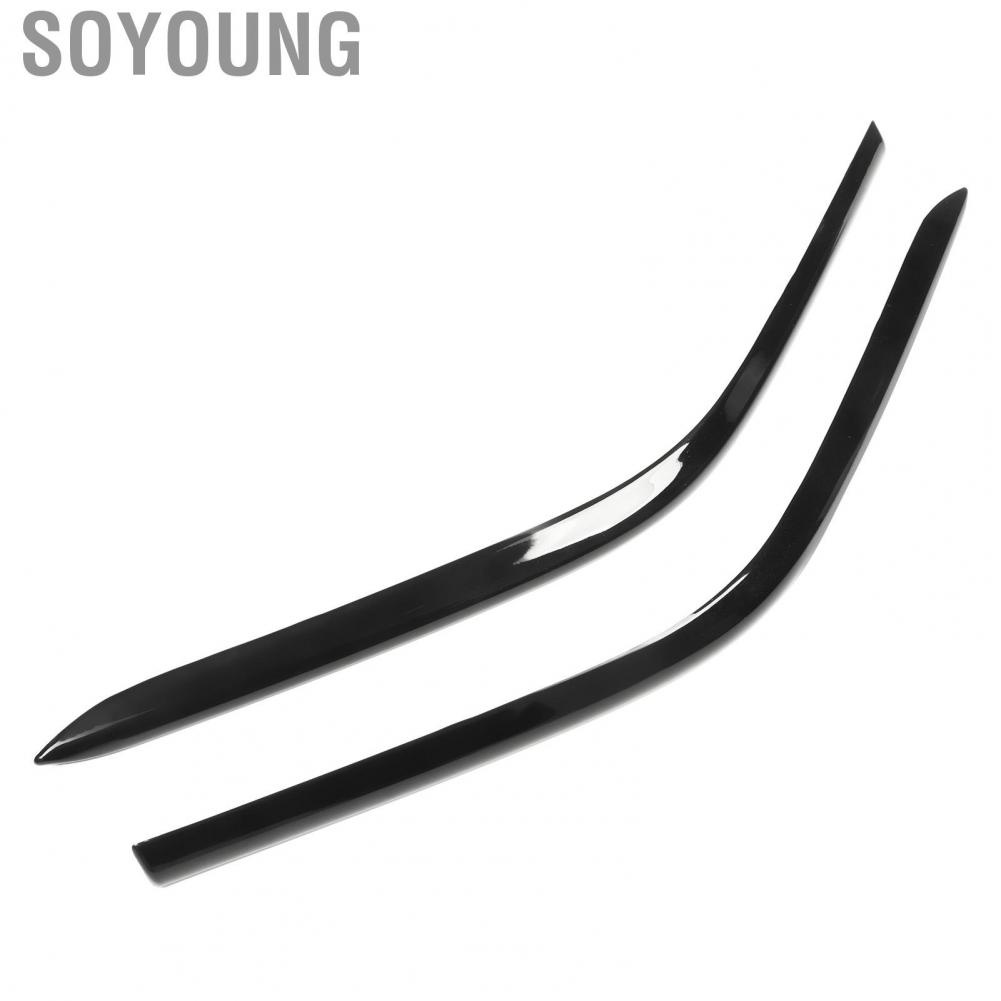 Soyoung Front Fog Light Trim  Scratch Resistant Bumper Lamp Cover Protective Easy Installation Stylish Design for CR-V 2023 Onwards