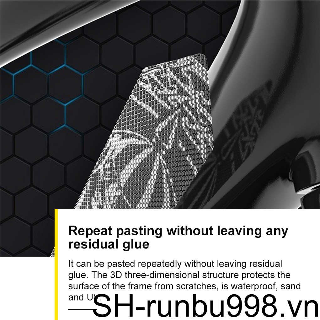 Bộ 10 Miếng Dán 3DMTB Bảo Vệ Chống Trầy Cho Xe Đạp Leo Núi