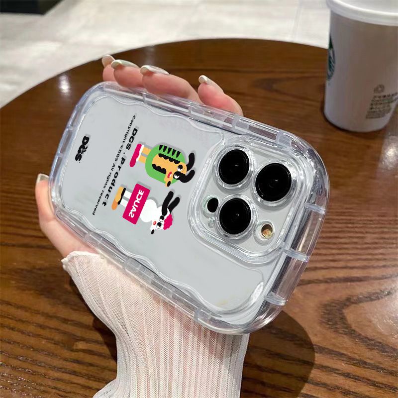 ✅Ốp Điện Thoại Mềm Trong Suốt Chống Sốc In Hình Cún Hoạt Hình Cho Iphone 8P 14137 xr1112 promax / xs