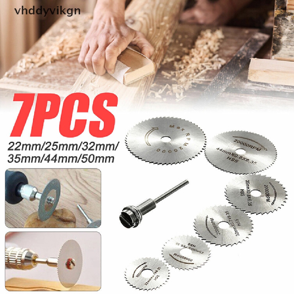 Set 7 Lưỡi Cưa Dạng Đĩa Tròn HSS Chuyên Dụng