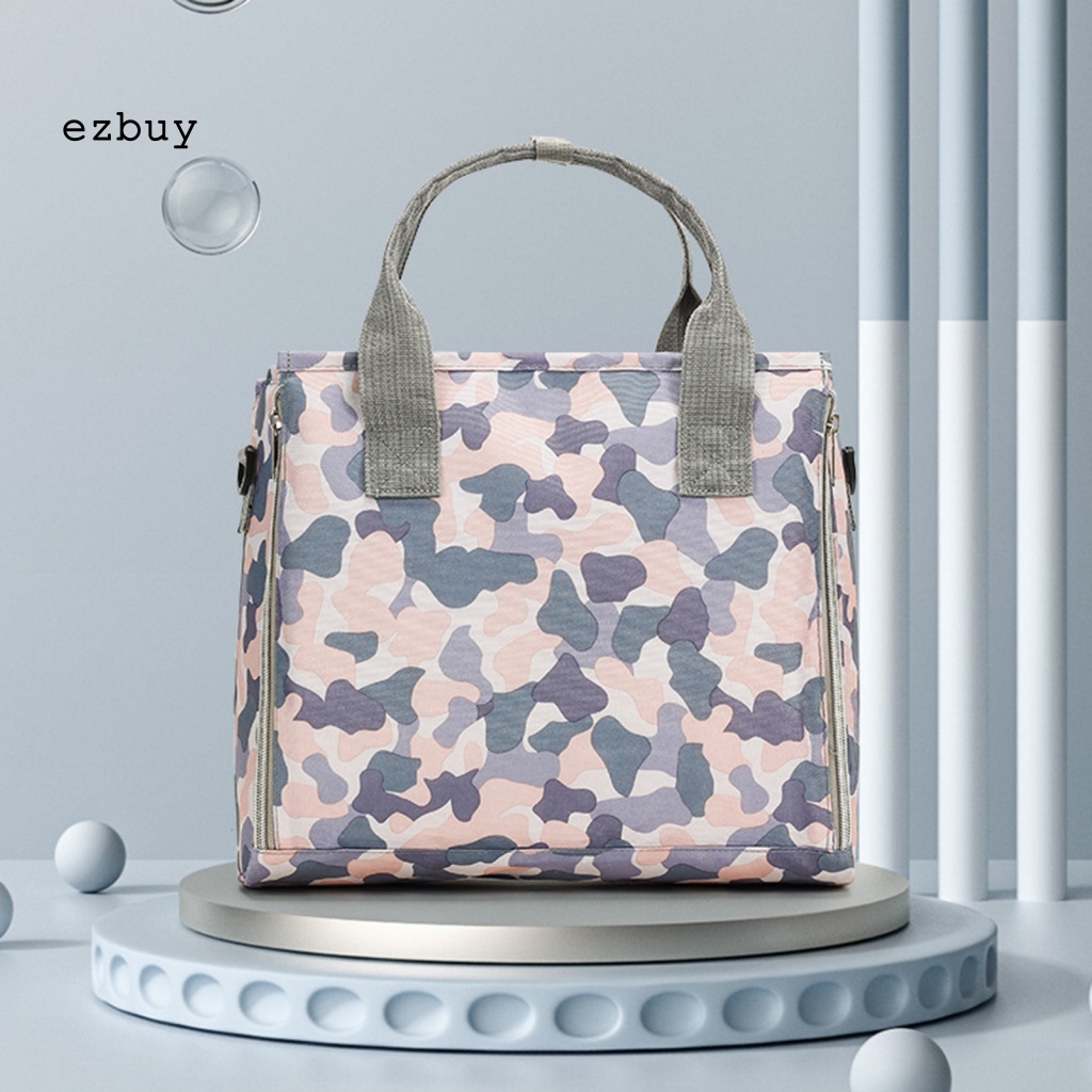 Túi Tote Vải Oxford Đựng Bình Sữa Em Bé Dung Tích Lớn Chống Thấm Nước Đa Năng