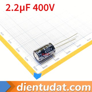 Tụ hóa 2.2uf 400v 8*12mm