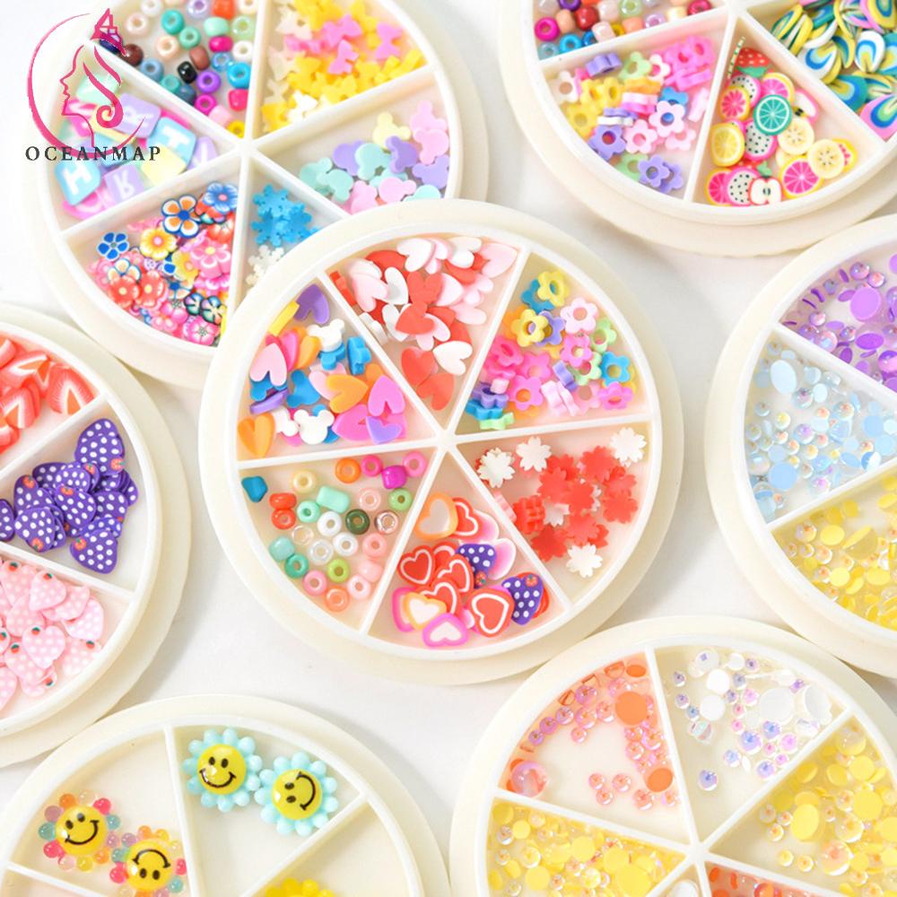 Hộp Đá Đính Móng Tay 3D Trang Trí Đáng Yêu Thời Trang