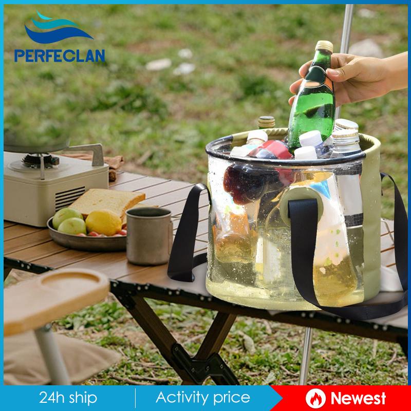 Xô Đựng Nước Có Tay Cầm Có Thể Gấp Gọn Tiện Dụng Cho Sân Vườn