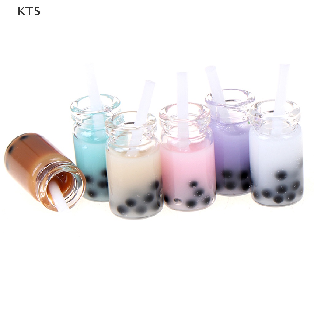 Bộ 3 Ly Trà Sữa mini Tỉ Lệ 1: 12 Dùng Để Trang Trí Nhà Búp Bê