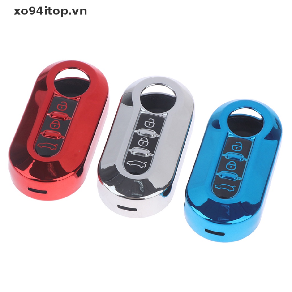 Vỏ Bảo Vệ Chìa Khóa Điều Khiển Từ Xa 3 Nút Gấp Gọn Cho Xe Hơi Fiat Fiat 500 Boyue Lingya