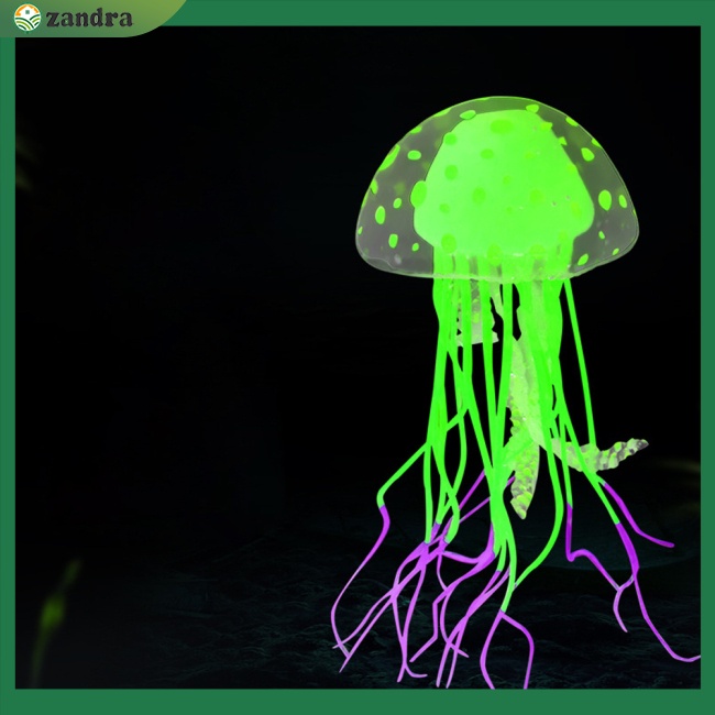 Sứa Silicone Phát Quang Trang Trí Bể Cá