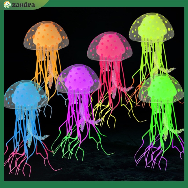 Sứa Silicone Phát Quang Trang Trí Bể Cá