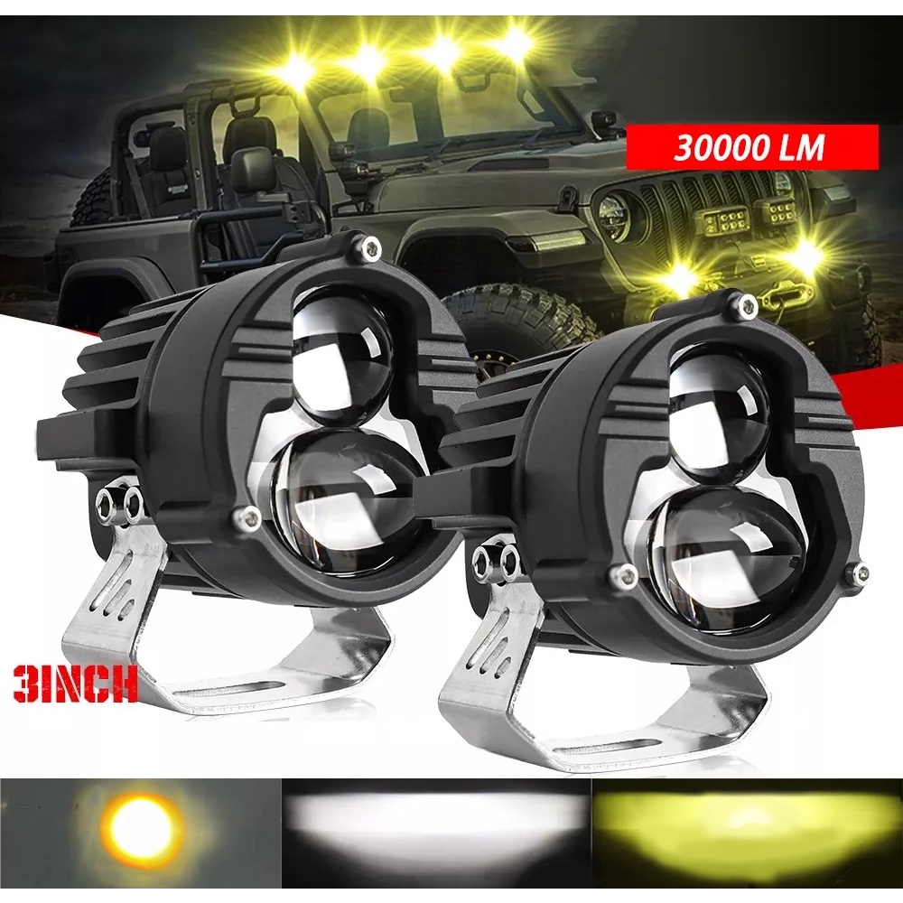Đèn trợ sáng bi cầu LASER P70 40W phá sương mù dành cho xe hơi xe máy xe con xe tải M3MINI