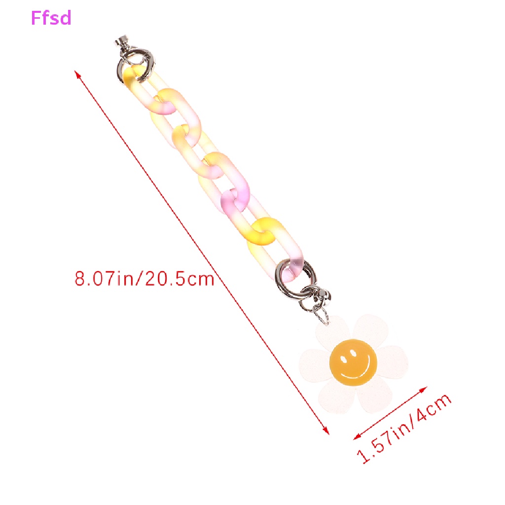 {Ffsd} Móc Khóa Xe Hơi Hình Hoa Hướng Dương Cười Ngọt Ngào Dễ Thương Cho Nữ * Bán Chạy