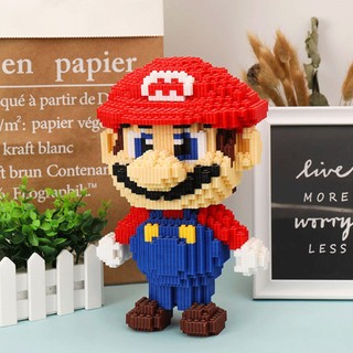 Đồ chơi lắp ráp Mario siêu dễ thương 28-35cm